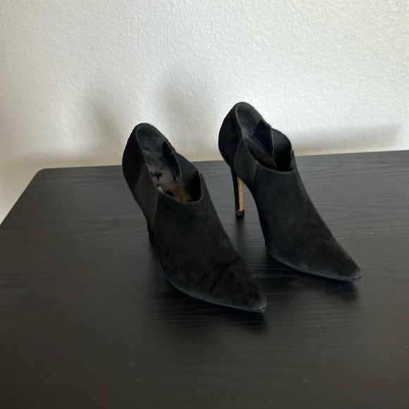 Manolo Blahnik Shoes - Manolo Blahnik Black Suede Ankle Boots